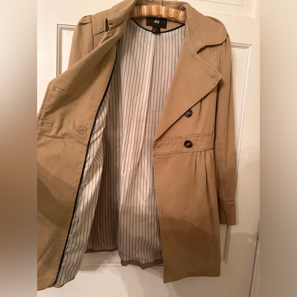 H&M lightweight Double breasted Pea coat - Picture 4 of 7